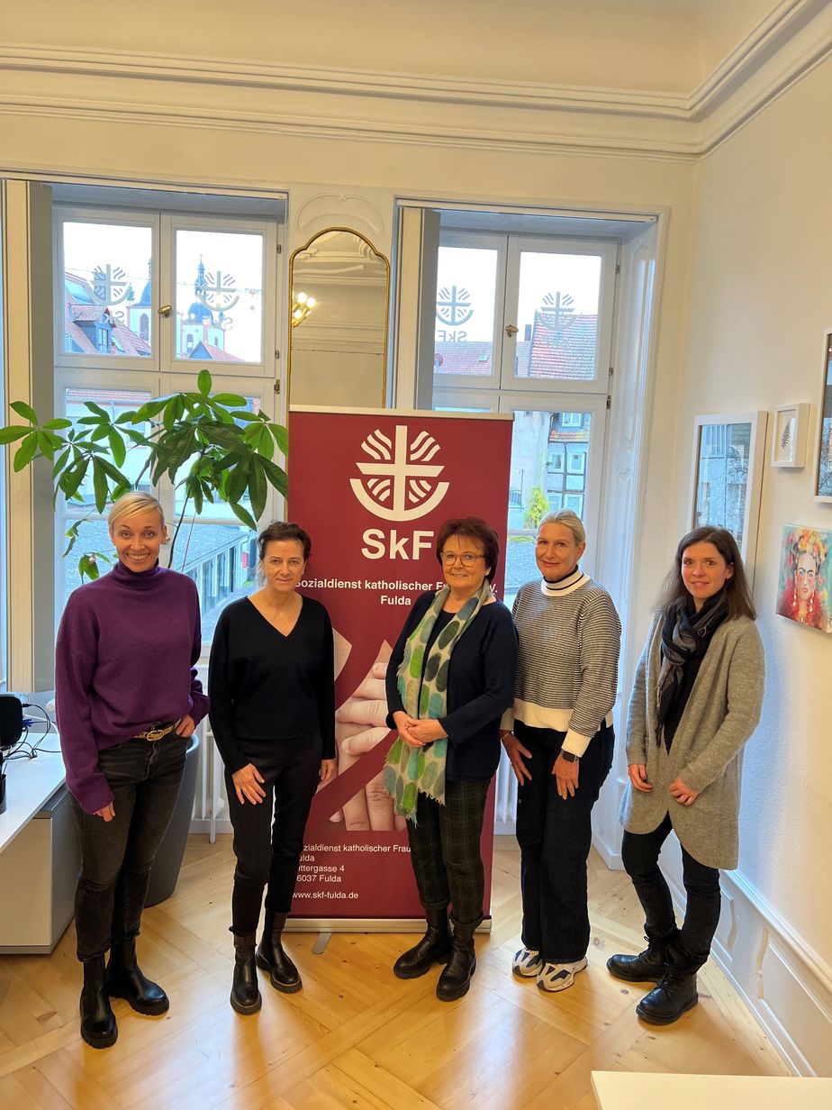 Silvia Brünnel im Austausch mit SkF Fulda 